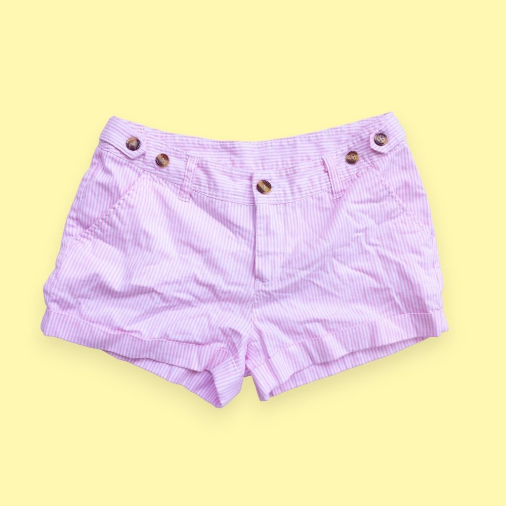 Cute Shorts with Pink & White Stripes XS/S